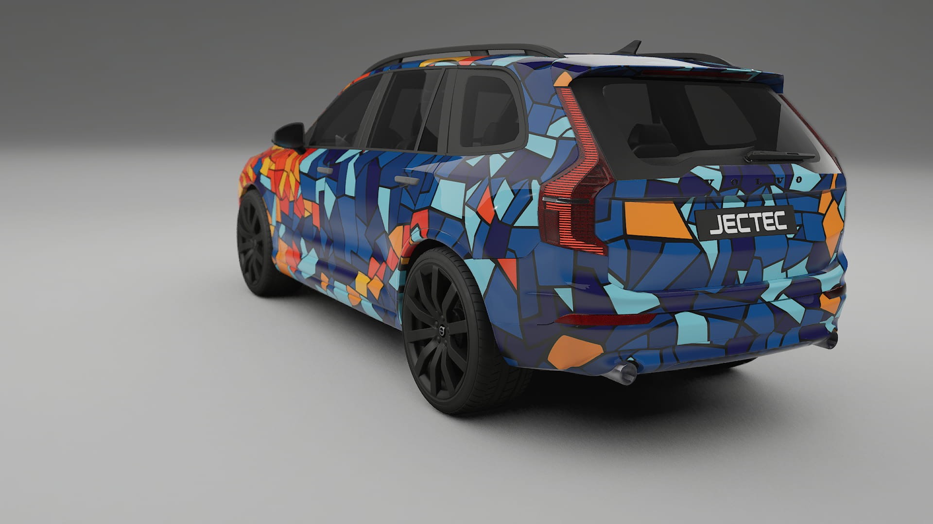 Volvo XC90 SPA BARCELONA – Design-Wrap PPF-Kit aus bedruckbarer Polyurethanfolie