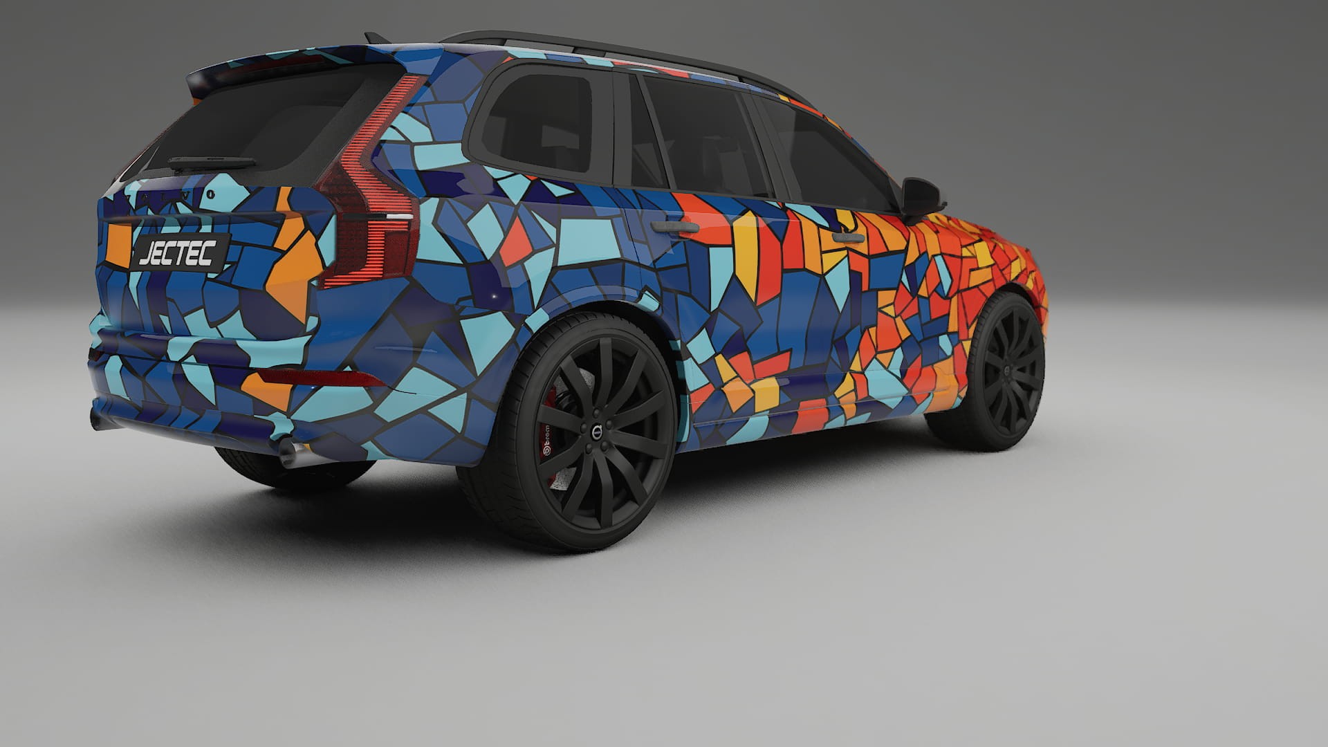 Volvo XC90 SPA BARCELONA Designed Wrap PPF Kit – Printable Polyurethane Film