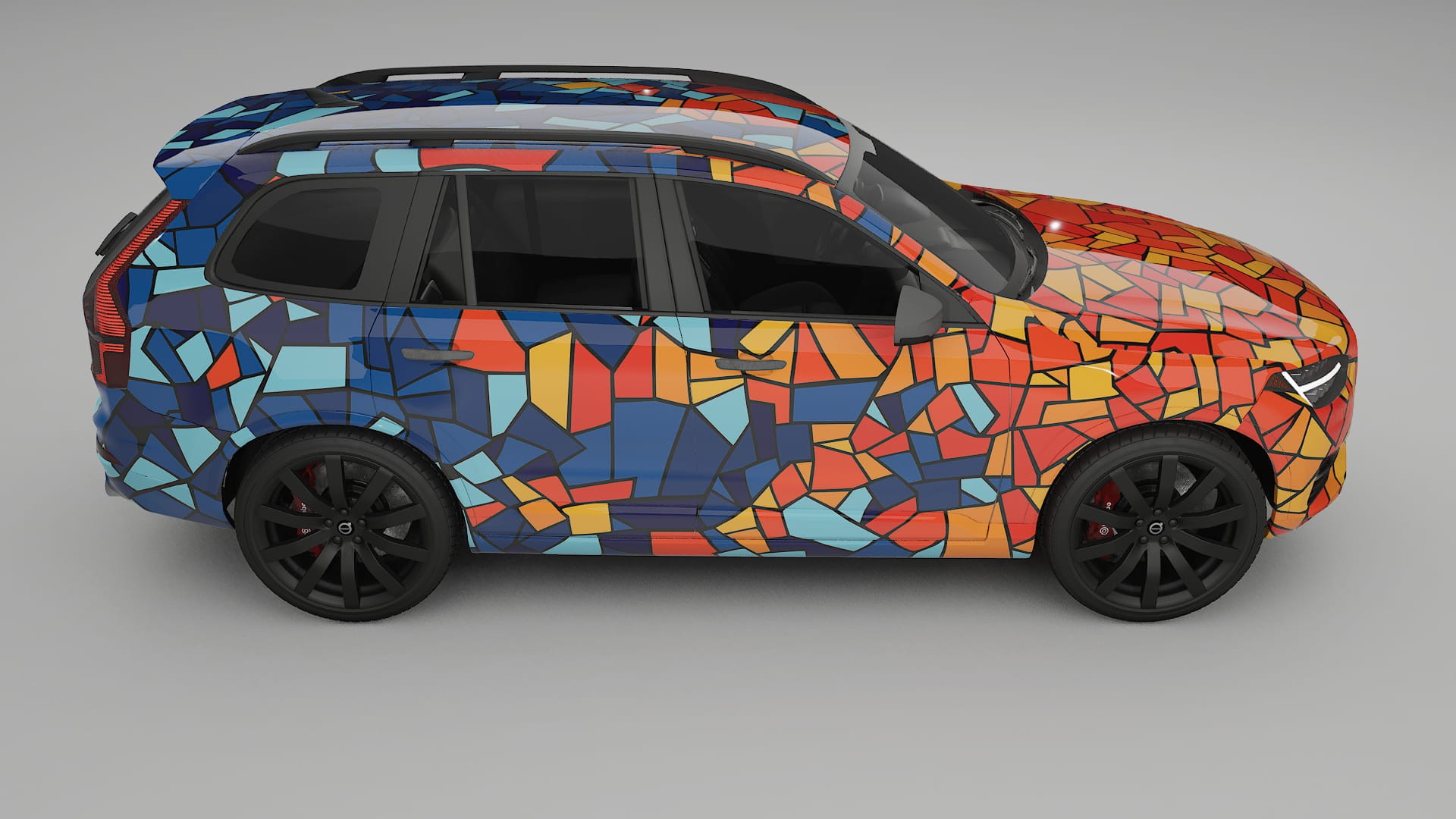 Volvo XC90 SPA BARCELONA Designed Wrap PPF Kit – Printable Polyurethane Film