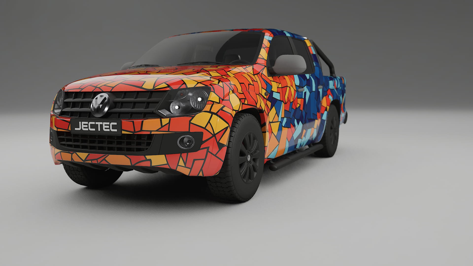 VW Amarok 2H BARCELONA – Design-Wrap PPF-Kit aus bedruckbarer Polyurethanfolie