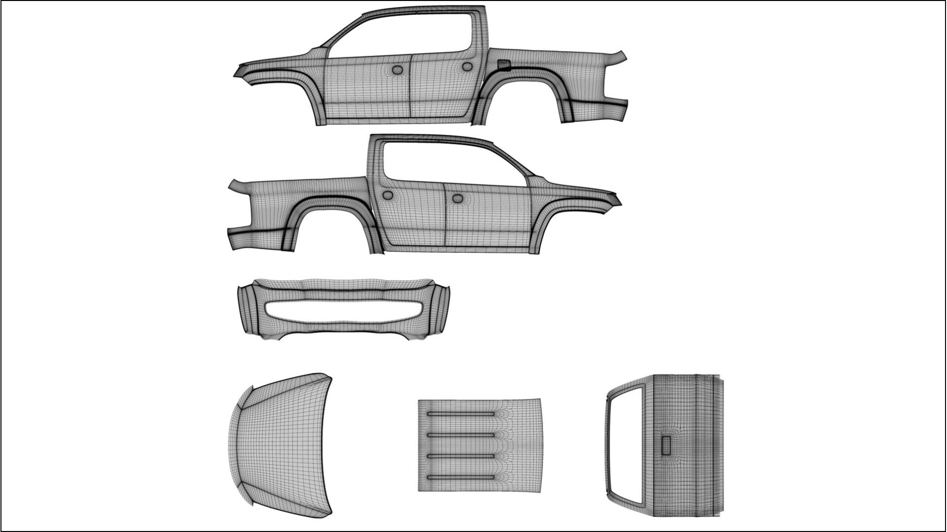 VW Amarok 2H BARCELONA – Design-Wrap PPF-Kit aus bedruckbarer Polyurethanfolie 2
