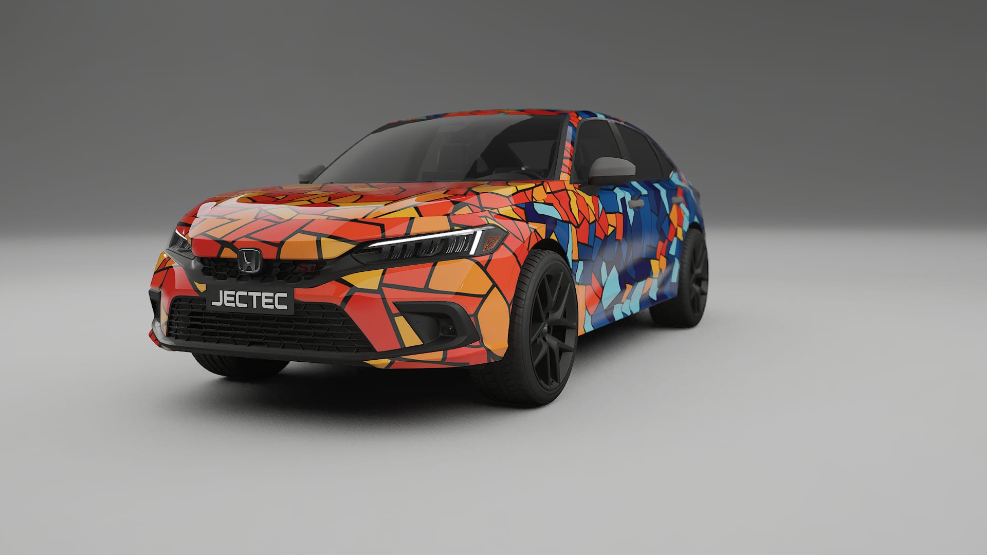 Honda Civic Si BARCELONA Designed Wrap PPF Kit – Printable Polyurethane Film