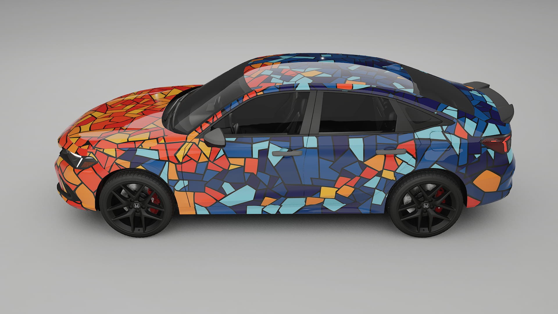 Honda Civic Si BARCELONA Designed Wrap PPF Kit – Printable Polyurethane Film