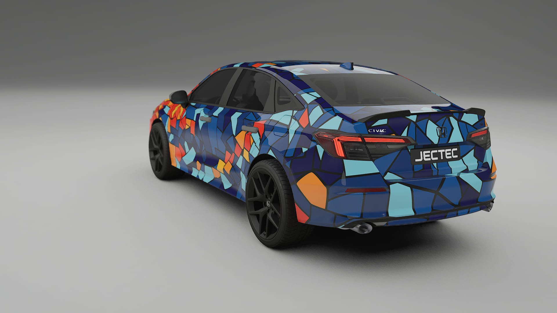 Honda Civic Si BARCELONA Designed Wrap PPF Kit – Printable Polyurethane Film