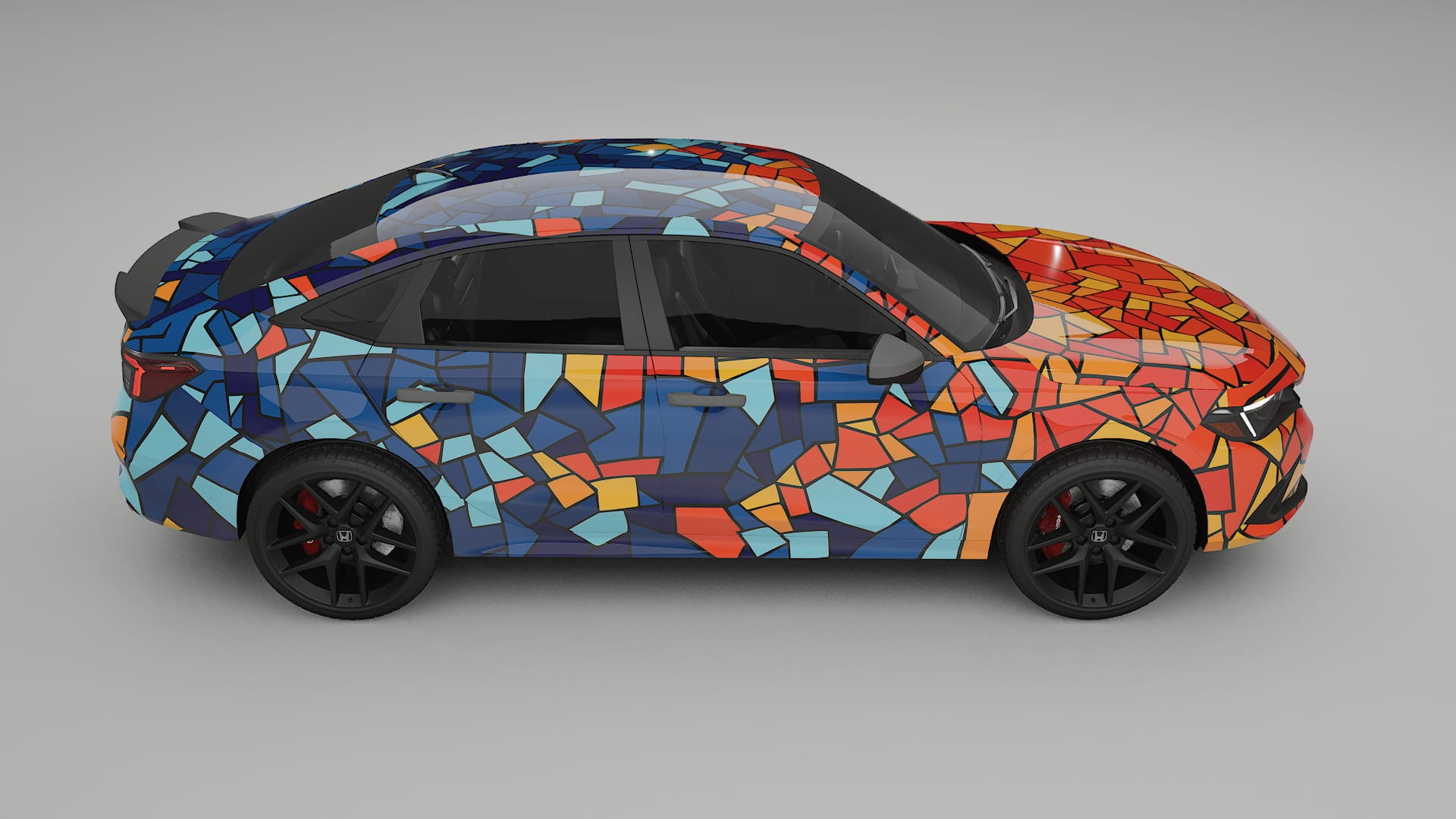 Honda Civic Si BARCELONA Designed Wrap PPF Kit – Printable Polyurethane Film