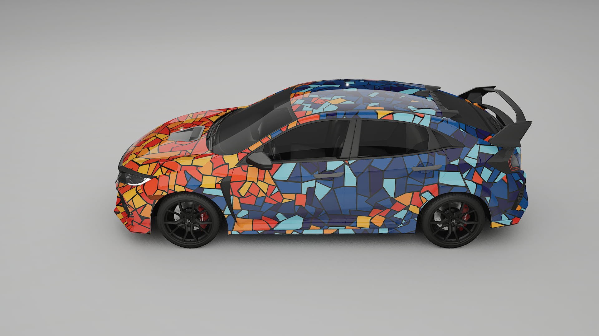 Honda Civic Type-R BARCELONA Designed Wrap PPF Kit – Printable Polyurethane Film