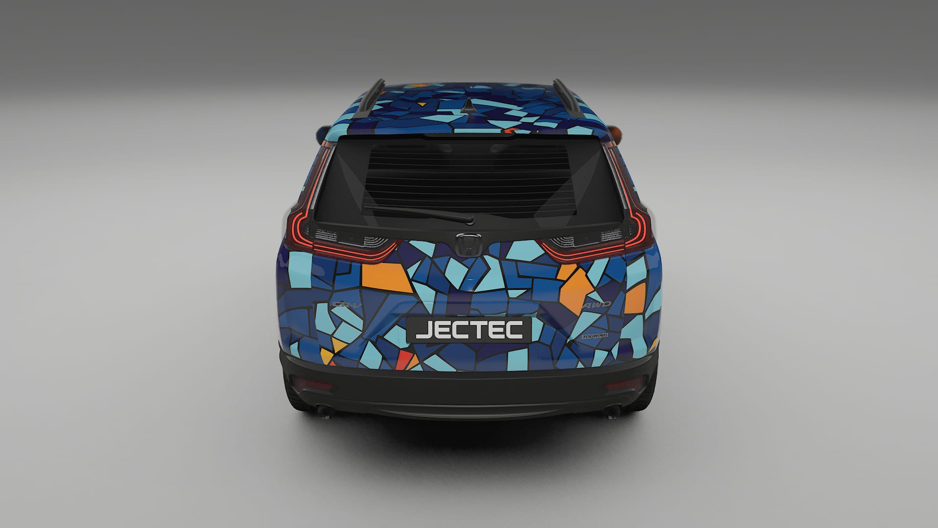 Honda CRV Touring prefacelift pre-LCI BARCELONA – Design-Wrap PPF-Kit aus bedruckbarer Polyurethanfolie