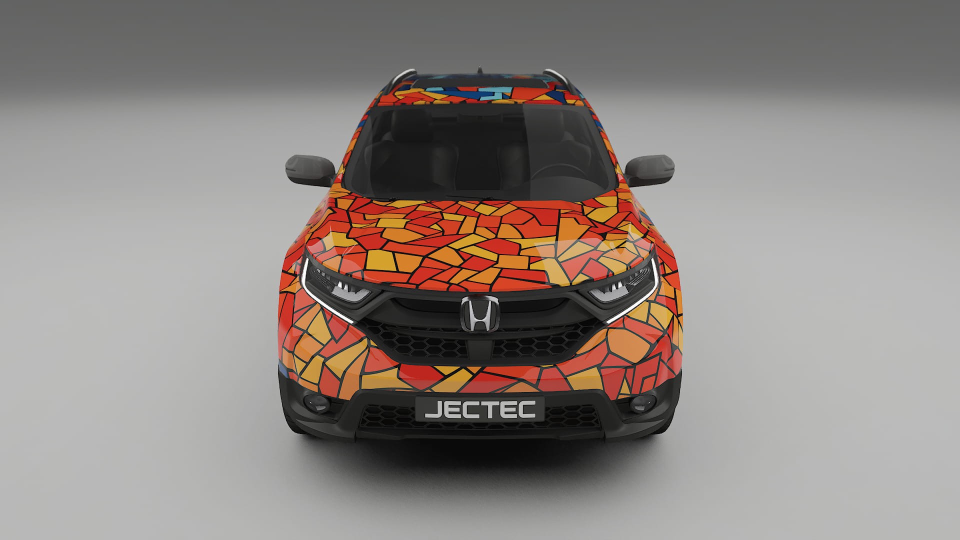 Honda CRV Touring prefacelift pre-LCI BARCELONA Designed Wrap PPF Kit – Printable Polyurethane Film
