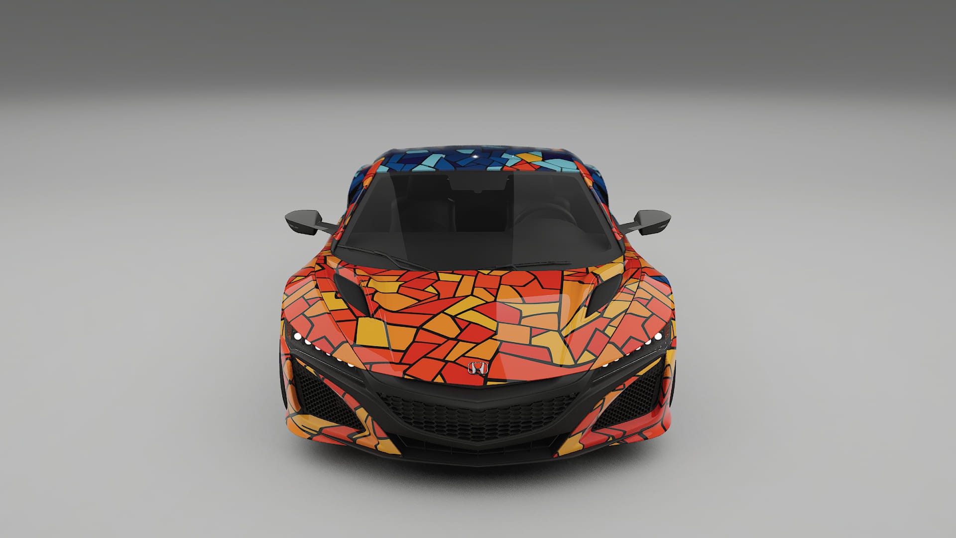 Honda NSX prefacelift pre-LCI BARCELONA – Design-Wrap PPF-Kit aus bedruckbarer Polyurethanfolie