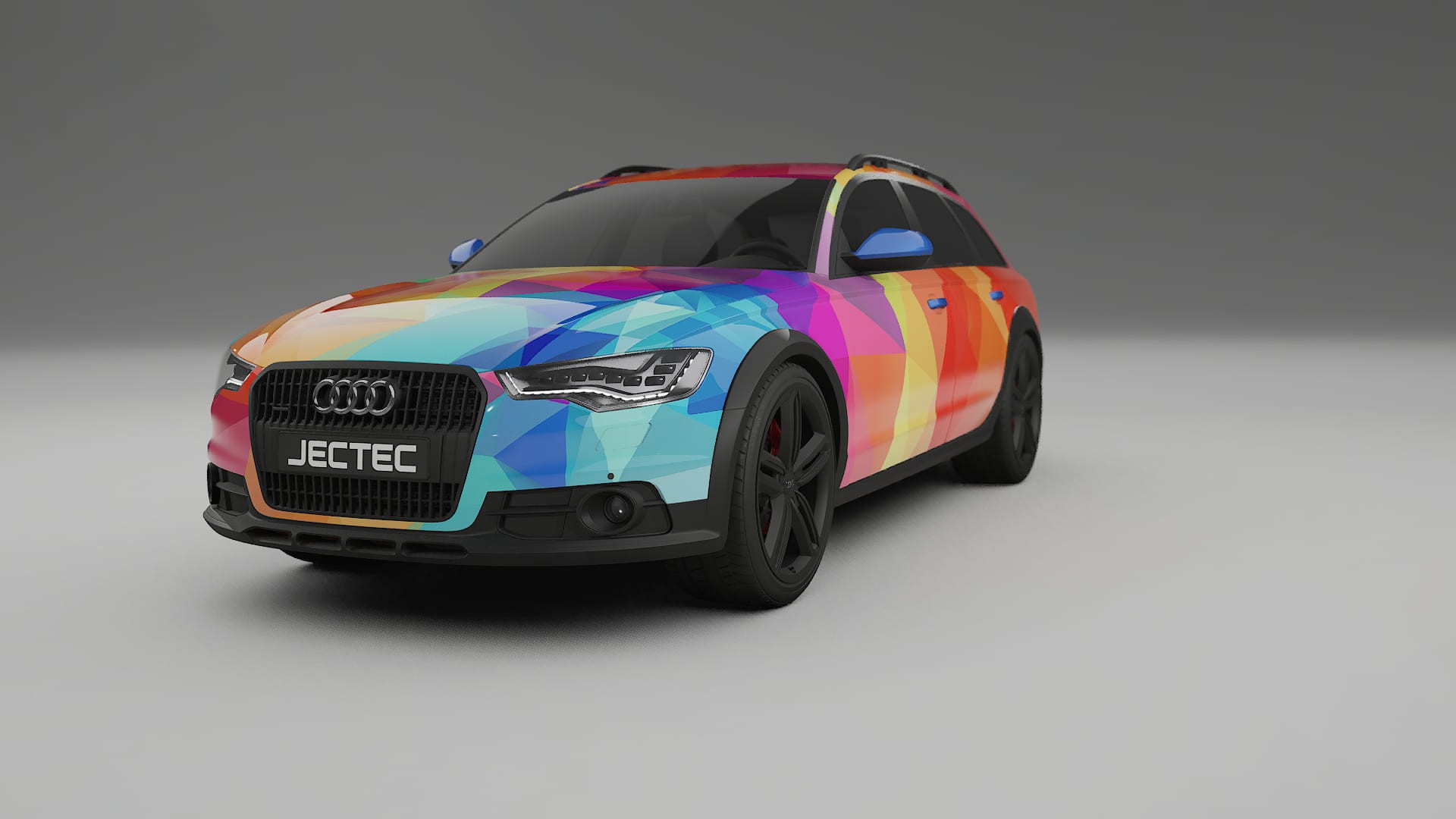 Audi A6 Allroad C7 prefacelift pre-LCI VECTOR WIBE Designed Wrap PPF Kit – Printable Polyurethane Film