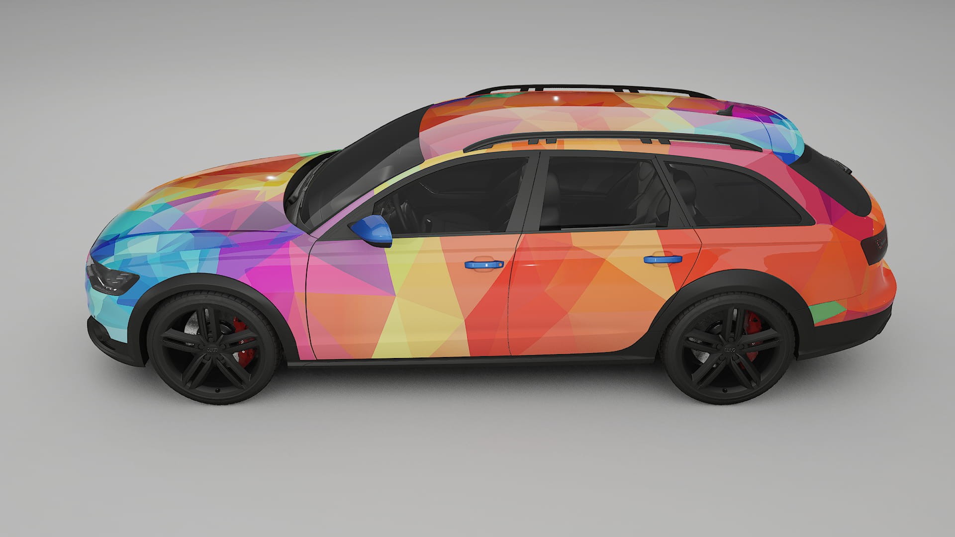 Audi A6 Allroad C7 prefacelift pre-LCI VECTOR VIBE Designed Wrap PPF Kit – Printable Polyurethane Film