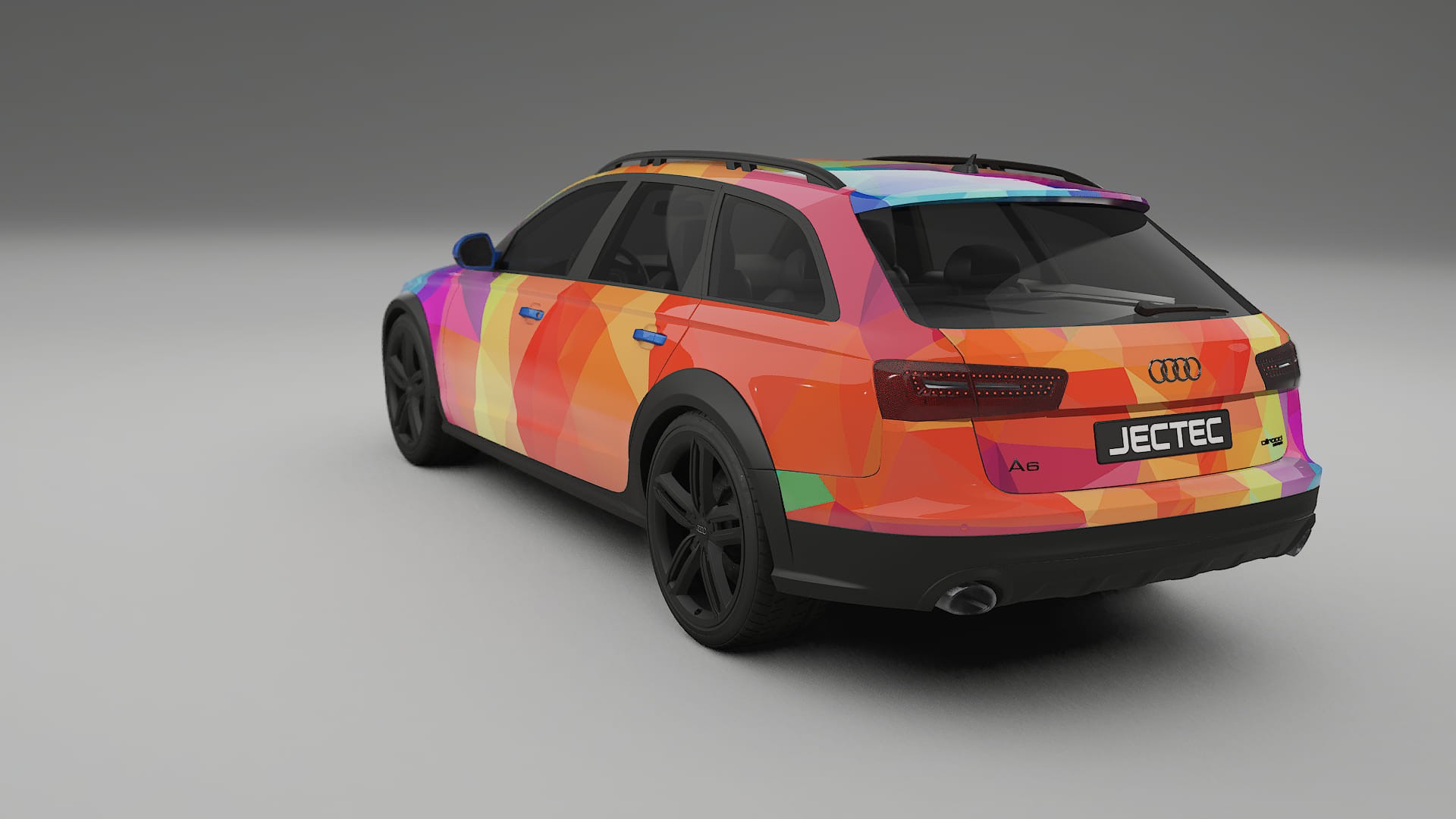 Audi A6 Allroad C7 prefacelift pre-LCI VECTOR VIBE – Design-Wrap PPF-Kit aus bedruckbarer Polyurethanfolie