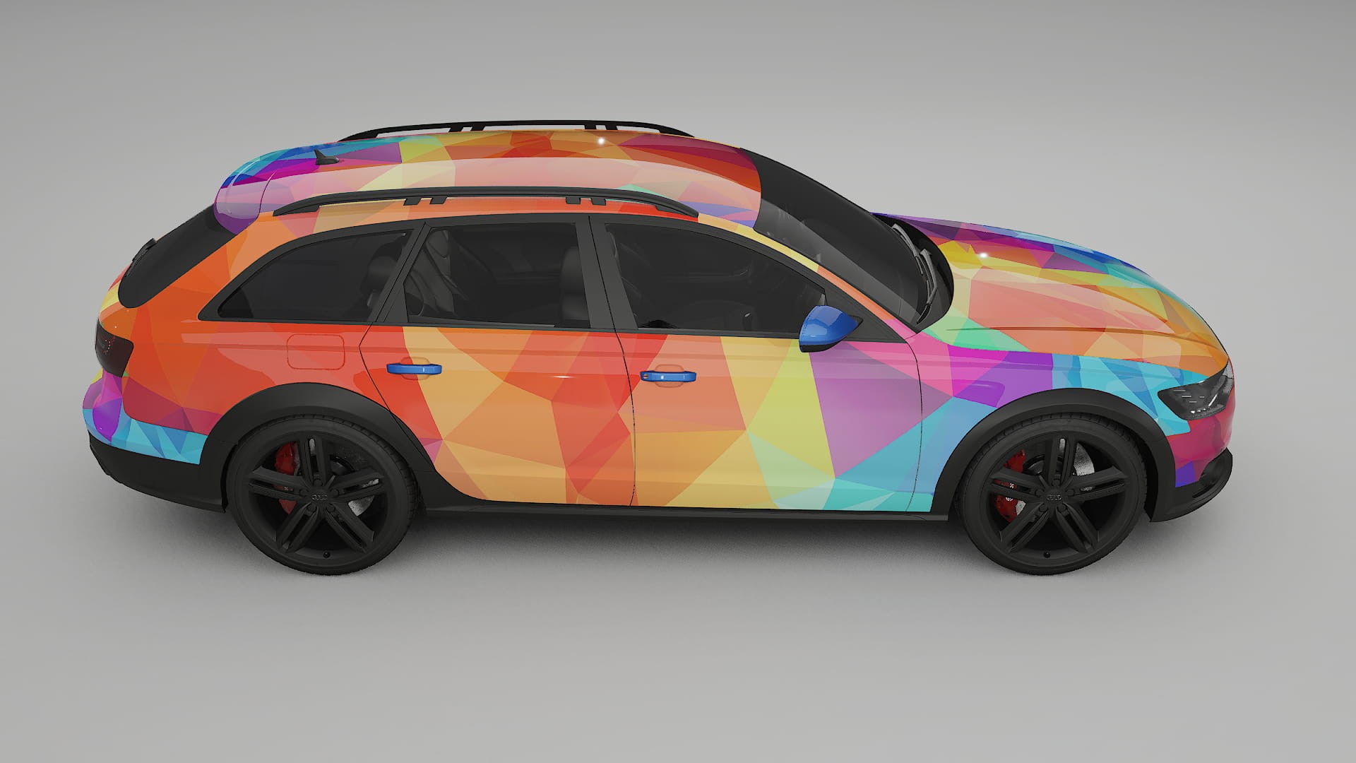 Audi A6 Allroad C7 prefacelift pre-LCI VECTOR VIBE – Design-Wrap PPF-Kit aus bedruckbarer Polyurethanfolie