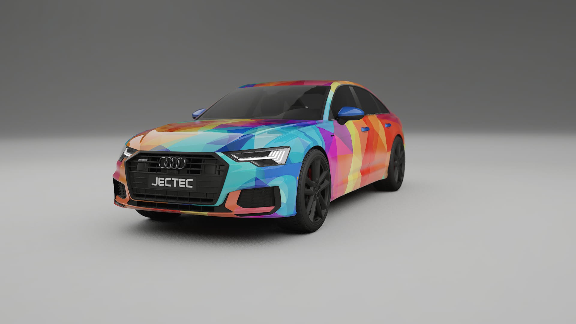 Audi A6 S-Line C8 VECTOR VIBE – Design-Wrap PPF-Kit aus bedruckbarer Polyurethanfolie