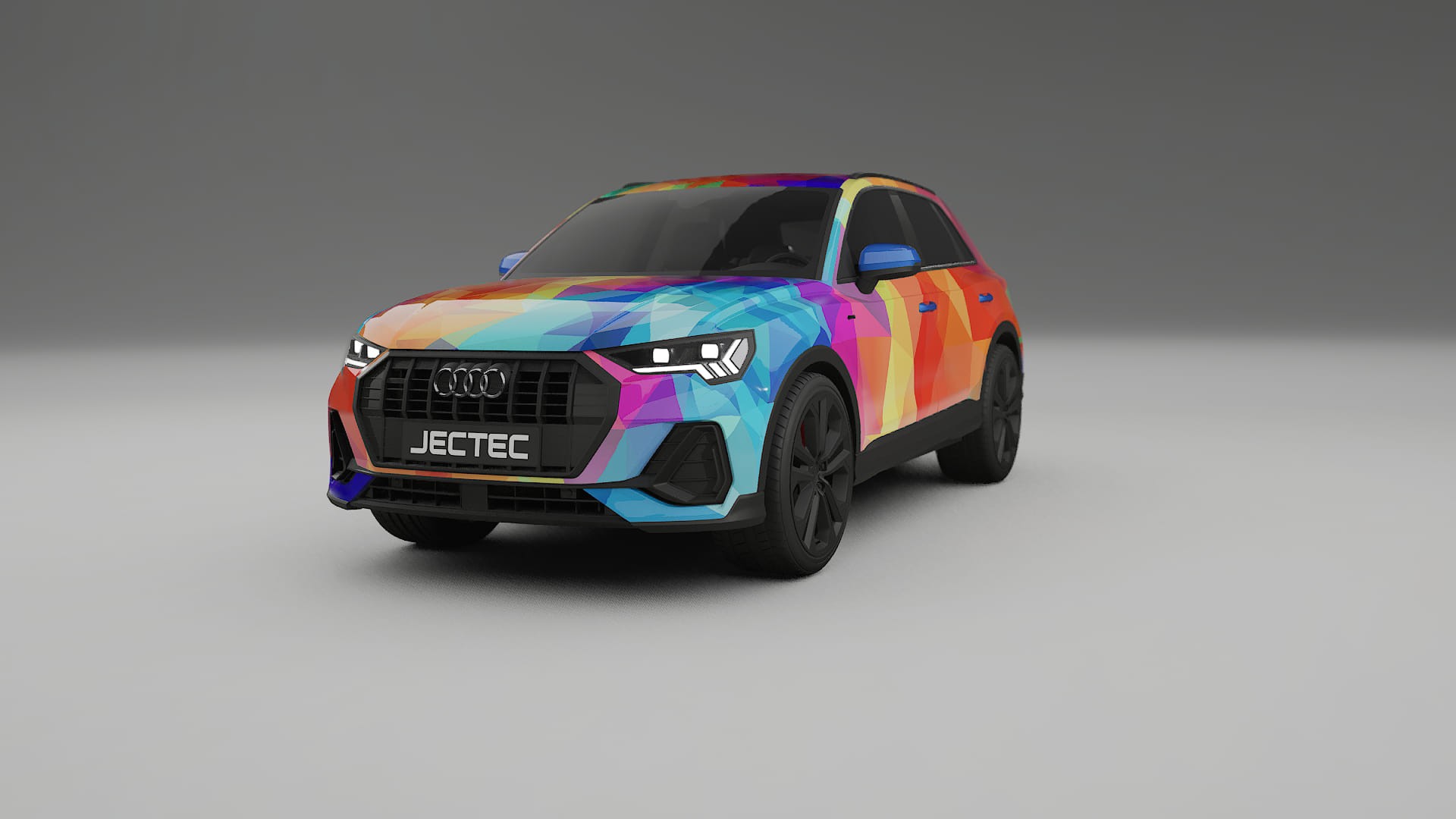 Audi Q3 S-Line F3 VECTOR VIBE – Design-Wrap PPF-Kit aus bedruckbarer Polyurethanfolie