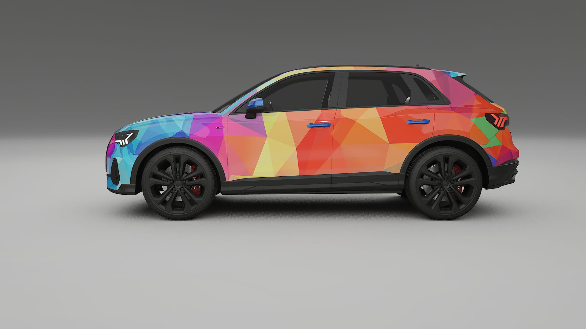 Audi Q3 S-Line F3 VECTOR VIBE Designed Wrap PPF Kit – Printable Polyurethane Film