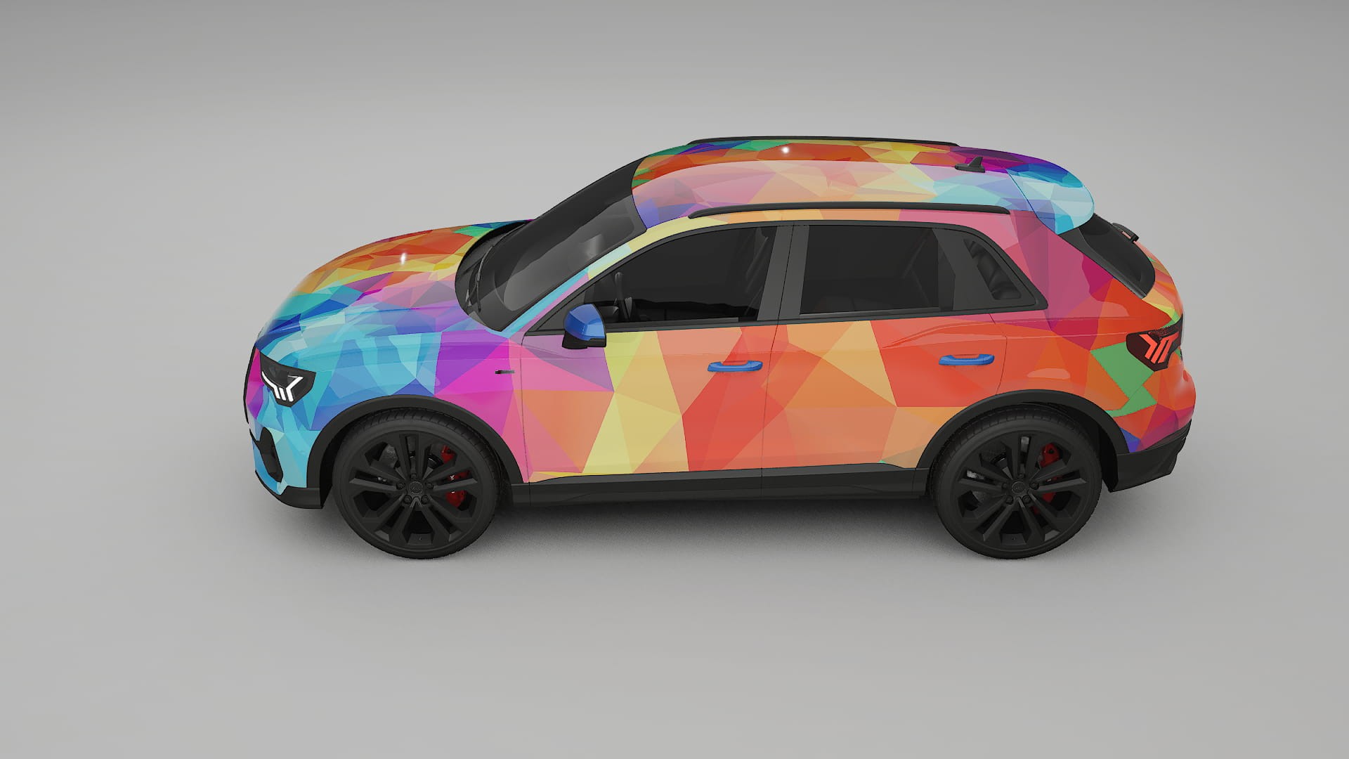 Audi Q3 S-Line F3 VECTOR VIBE Designed Wrap PPF Kit – Printable Polyurethane Film