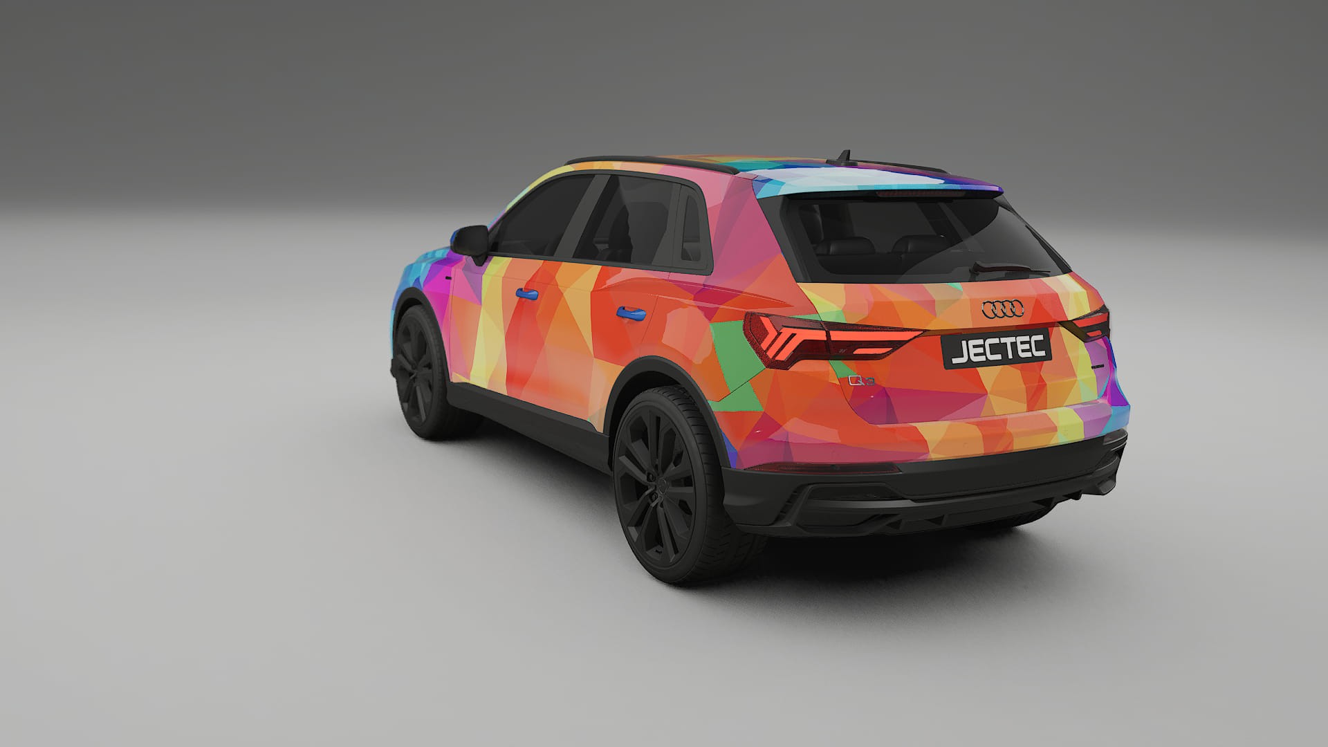 Audi Q3 S-Line F3 VECTOR VIBE – Design-Wrap PPF-Kit aus bedruckbarer Polyurethanfolie