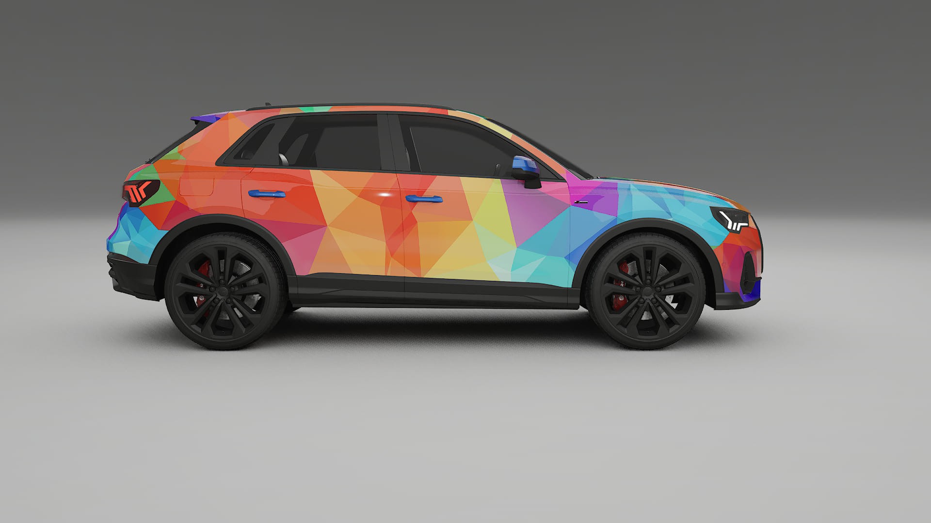 Audi Q3 S-Line F3 VECTOR VIBE Designed Wrap PPF Kit – Printable Polyurethane Film