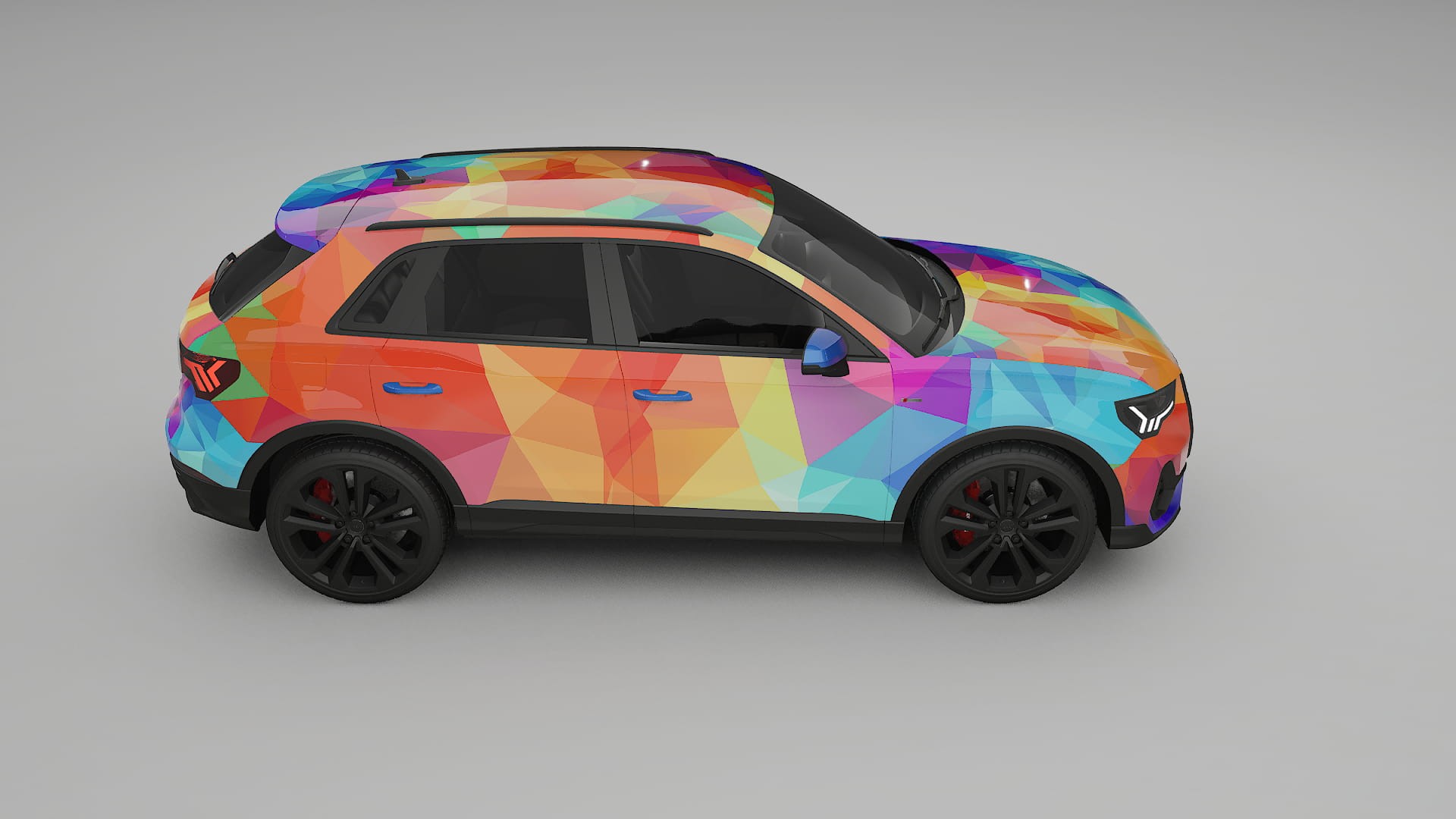 Audi Q3 S-Line F3 VECTOR VIBE – Design-Wrap PPF-Kit aus bedruckbarer Polyurethanfolie