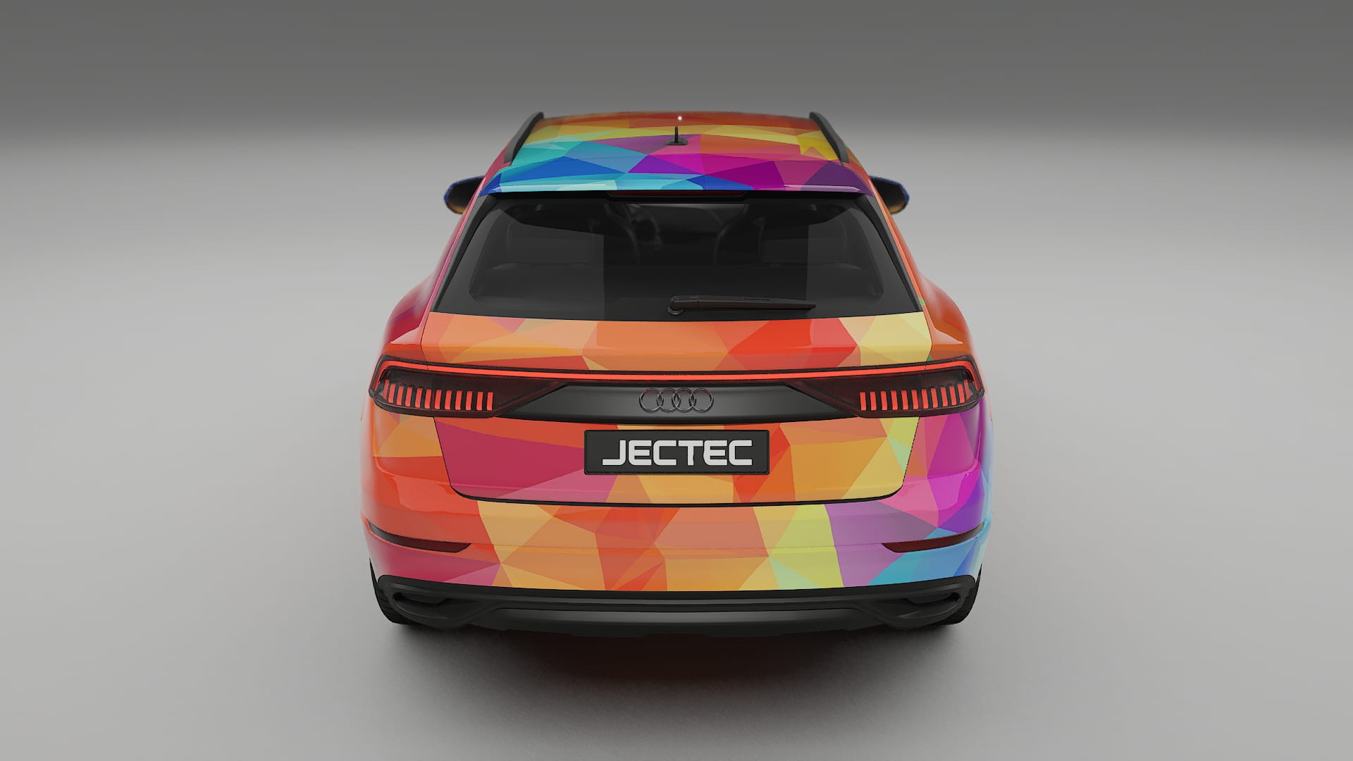 Audi Q8 F1 prefacelift pre-LCI VECTOR VIBE Designed Wrap PPF Kit – Printable Polyurethane Film