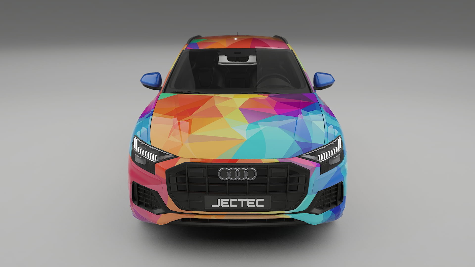 Audi Q8 F1 prefacelift pre-LCI VECTOR VIBE – Design-Wrap PPF-Kit aus bedruckbarer Polyurethanfolie