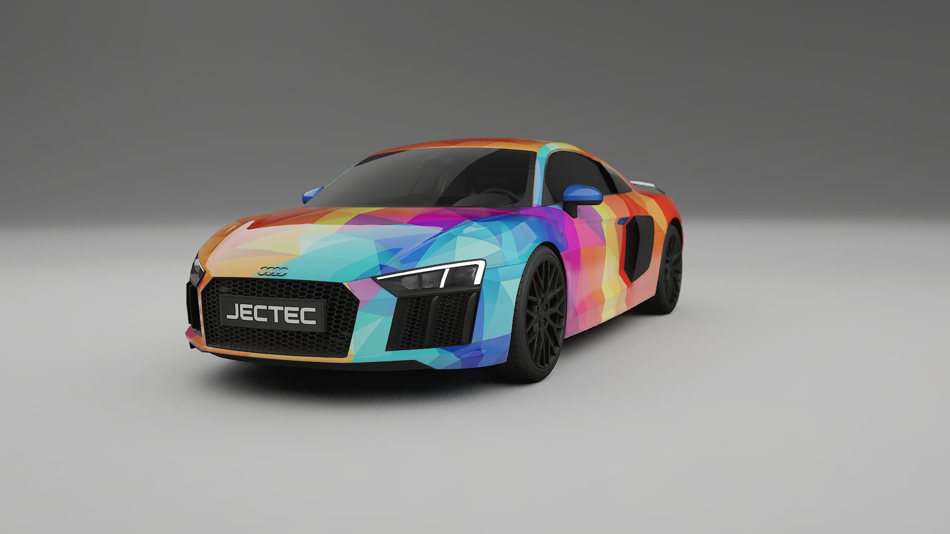 Audi R8 typ-4S prefacelift pre-LCI VECTOR WIBE Designed Wrap PPF Kit – Printable Polyurethane Film