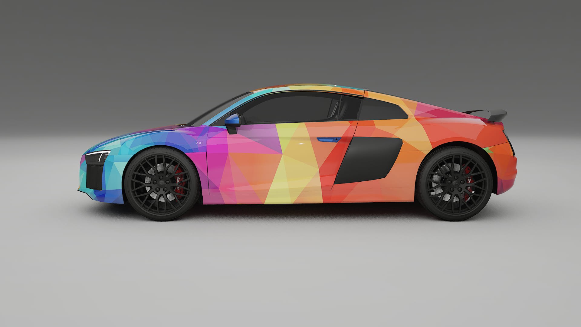 Audi R8 typ-4S prefacelift pre-LCI VECTOR WIBE Designed Wrap PPF Kit – Printable Polyurethane Film