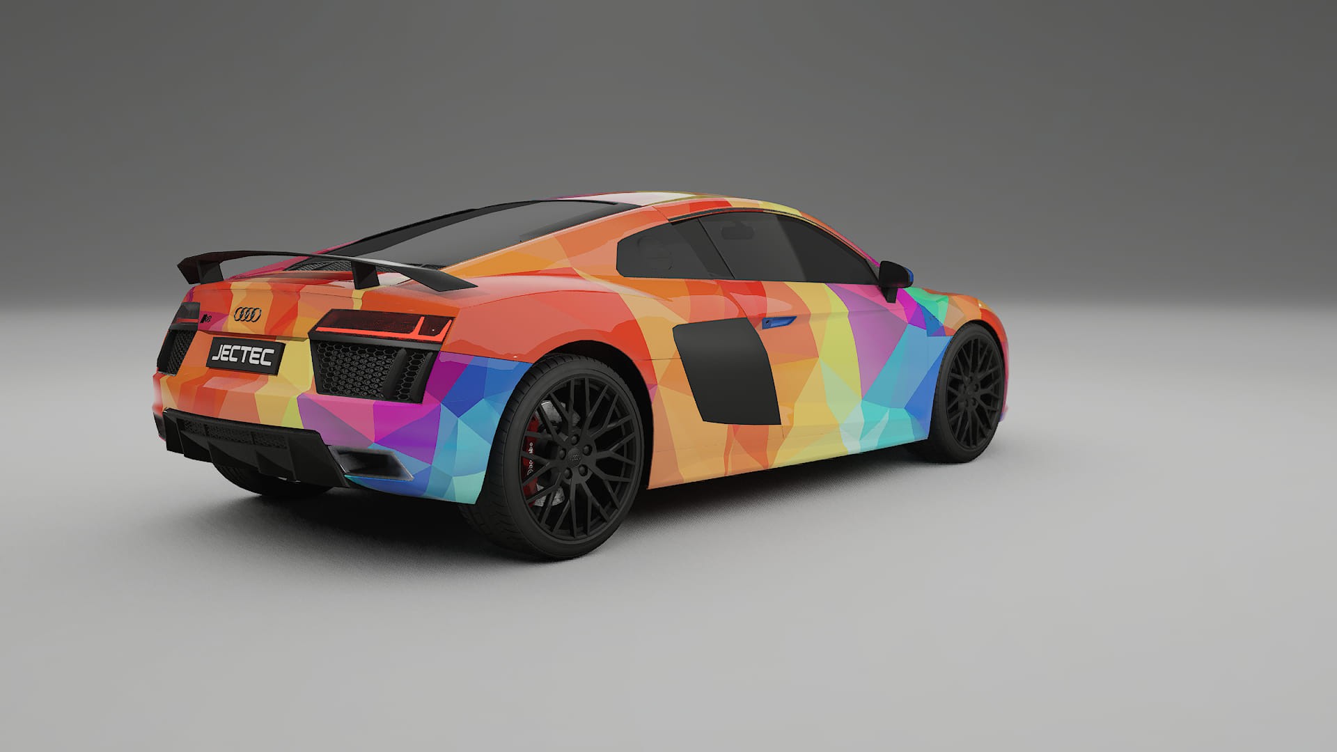 Audi R8 typ-4S prefacelift pre-LCI VECTOR VIBE Designed Wrap PPF Kit – Printable Polyurethane Film
