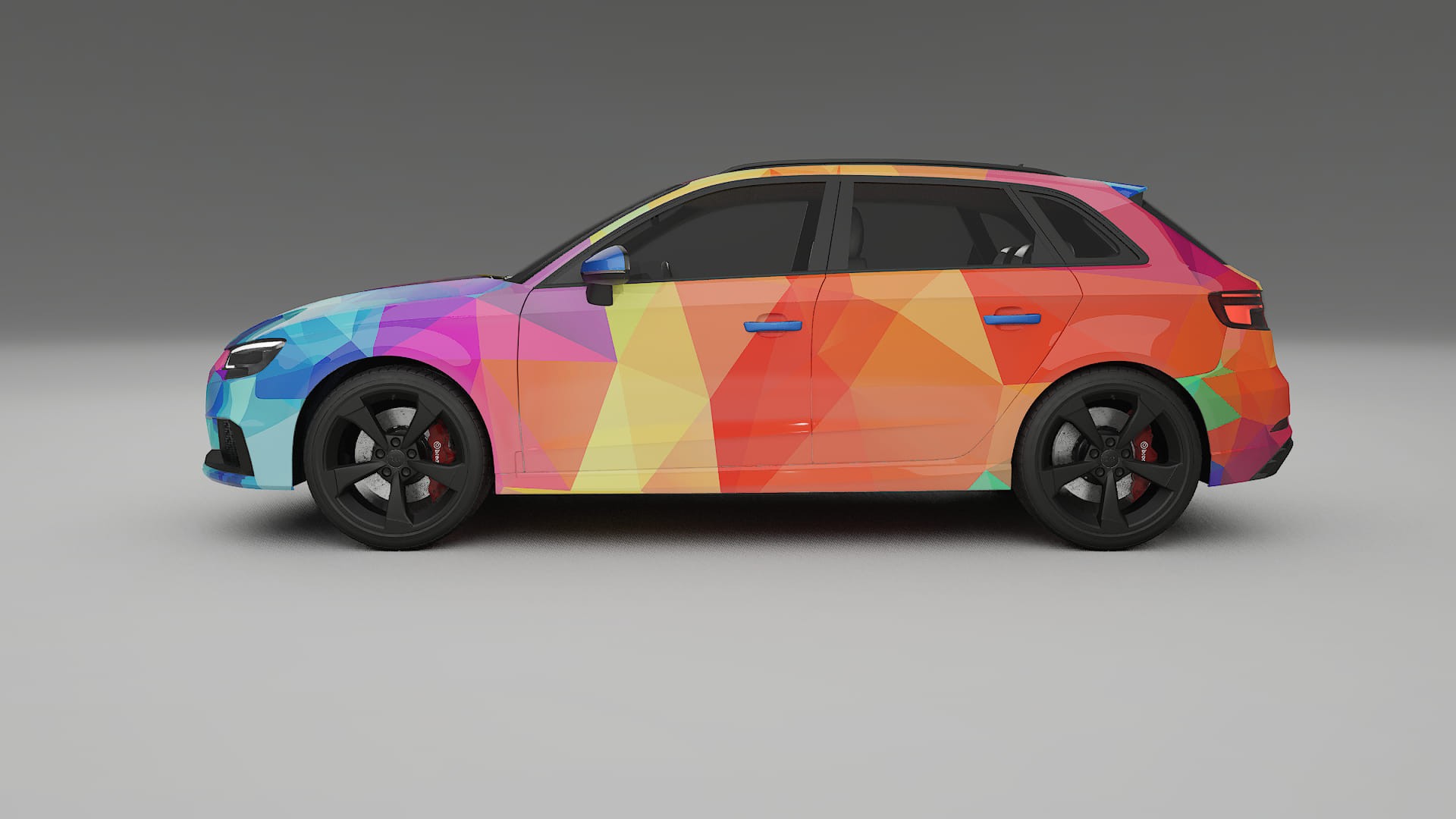 Audi RS3 Sportback 8V facelift LCI VECTOR VIBE – Design-Wrap PPF-Kit aus bedruckbarer Polyurethanfolie