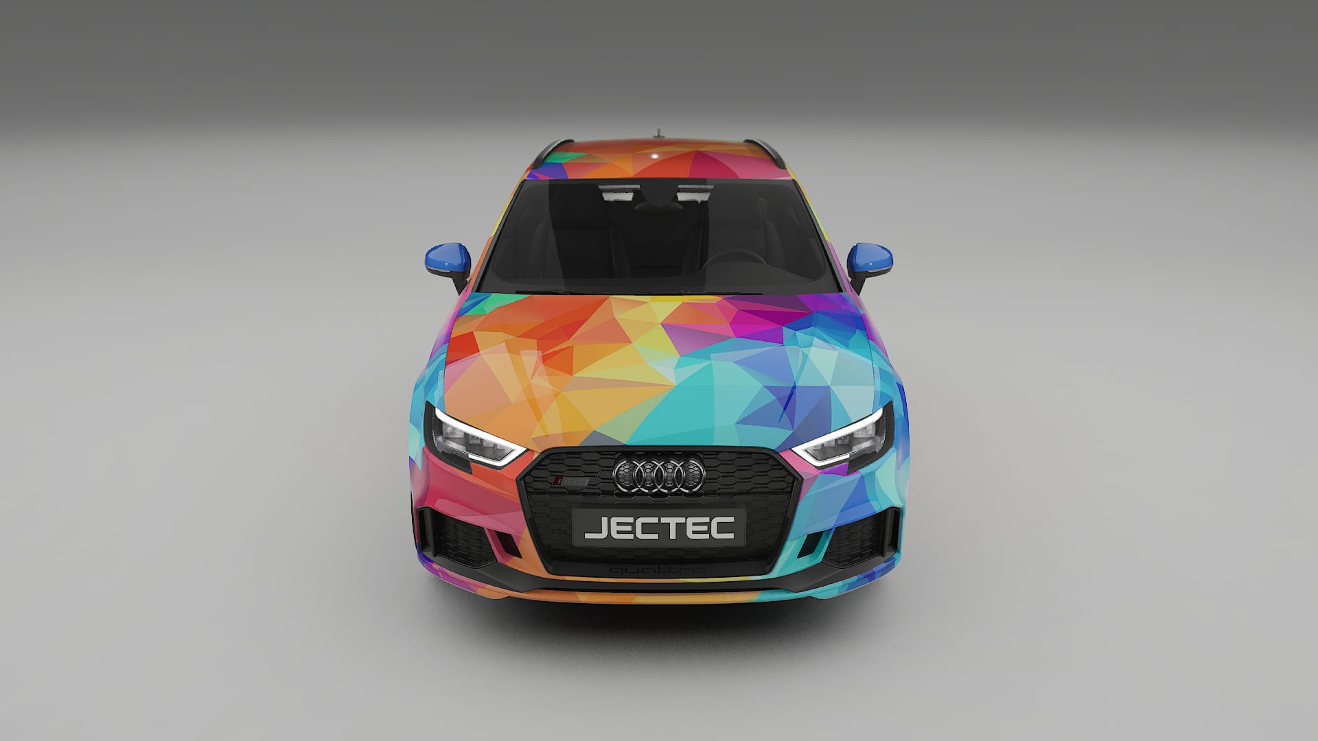 Audi RS3 Sportback 8V facelift LCI VECTOR VIBE – Design-Wrap PPF-Kit aus bedruckbarer Polyurethanfolie