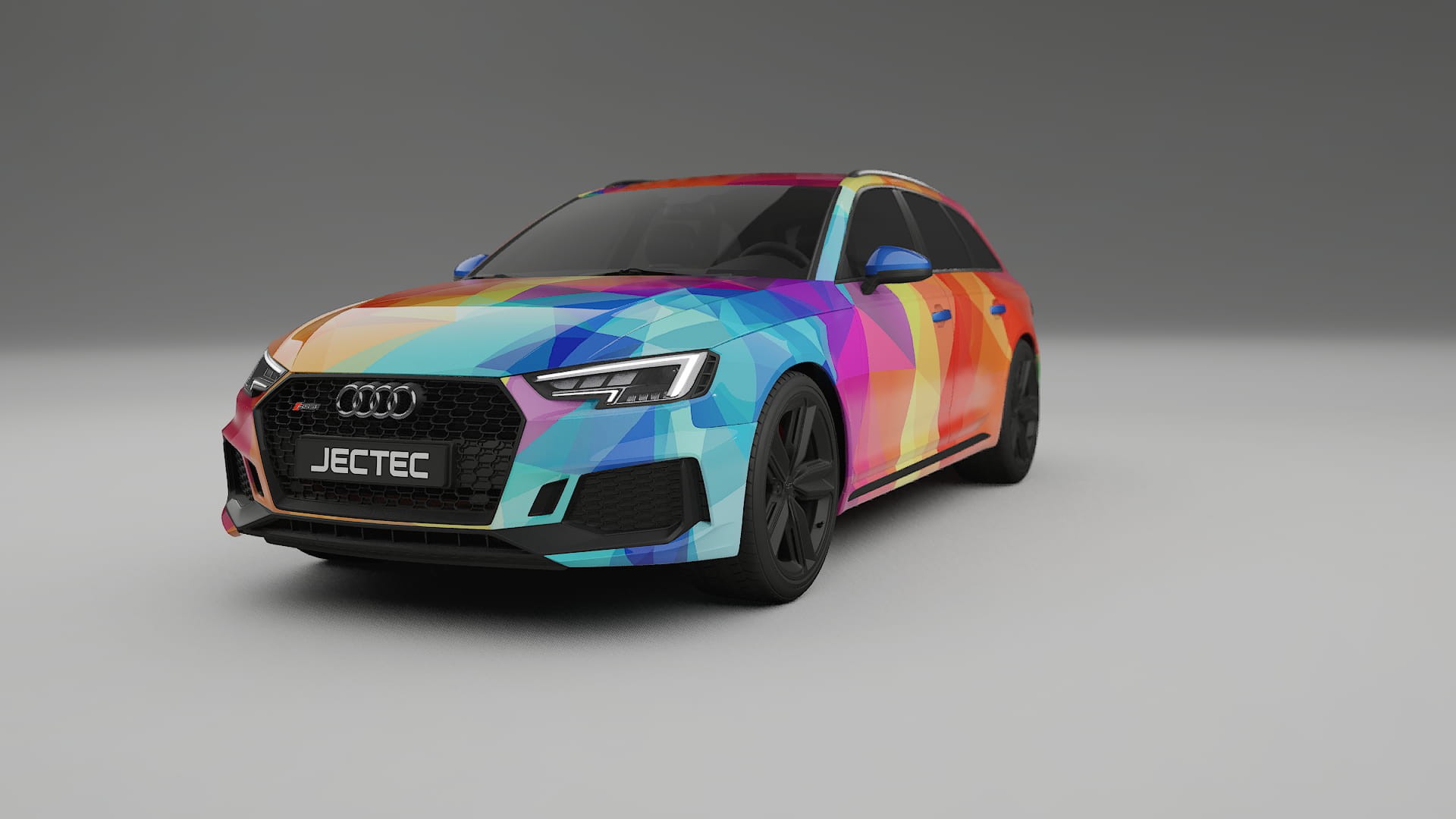 Audi RS4 Avant B9 prefacelift pre-LCI VECTOR WIBE Designed Wrap PPF Kit – Printable Polyurethane Film