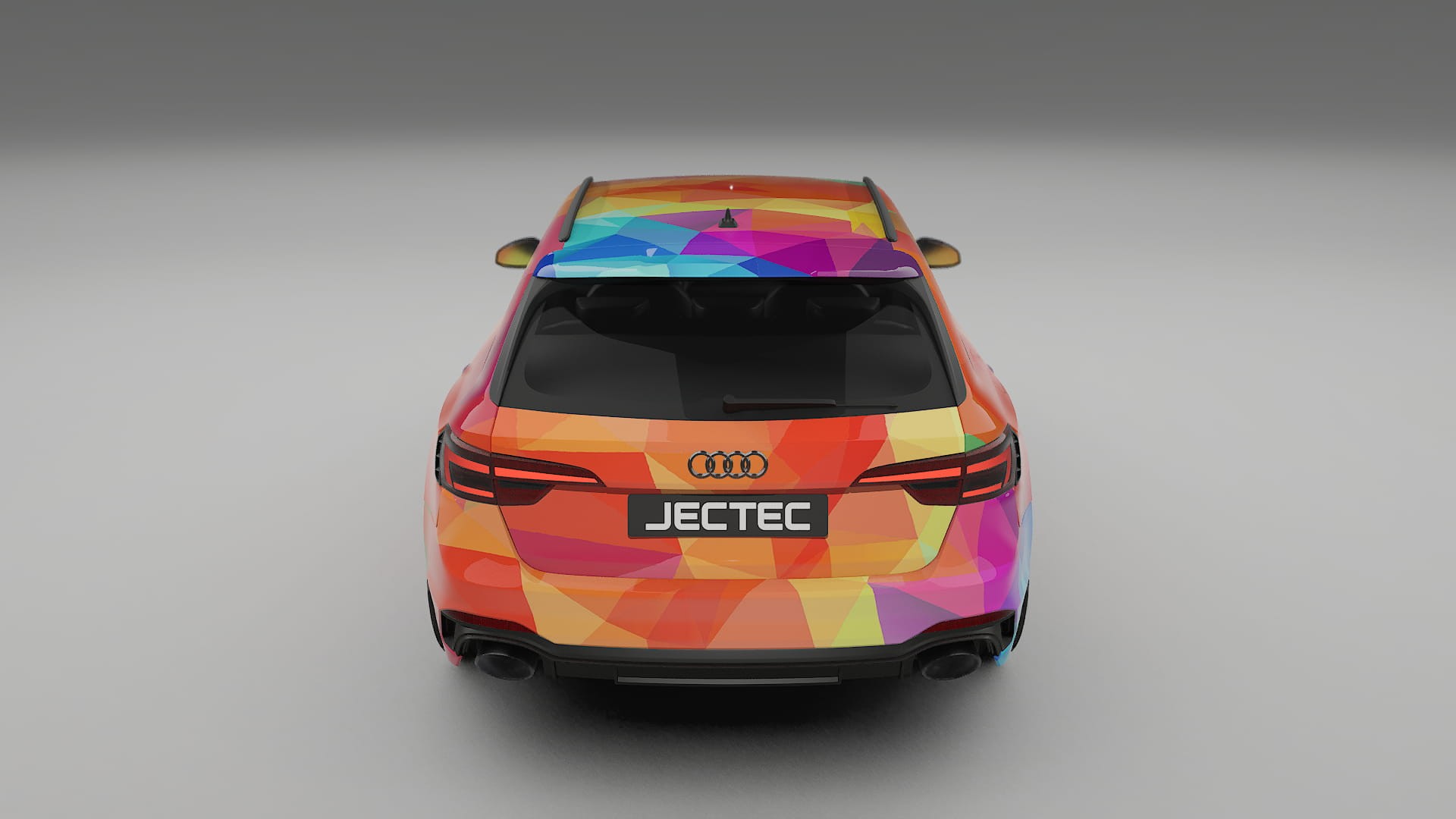 Audi RS4 Avant B9 prefacelift pre-LCI VECTOR VIBE – Design-Wrap PPF-Kit aus bedruckbarer Polyurethanfolie