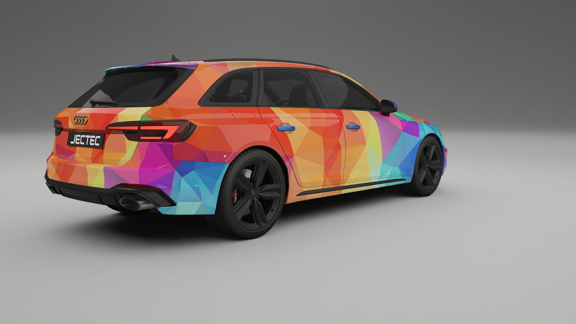 Audi RS4 Avant B9 prefacelift pre-LCI VECTOR VIBE Designed Wrap PPF Kit – Printable Polyurethane Film
