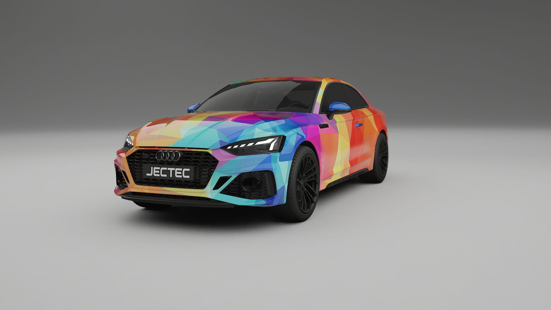 Audi RS5 Coupe B9 facelift pre-LCI VECTOR VIBE – Design-Wrap PPF-Kit aus bedruckbarer Polyurethanfolie
