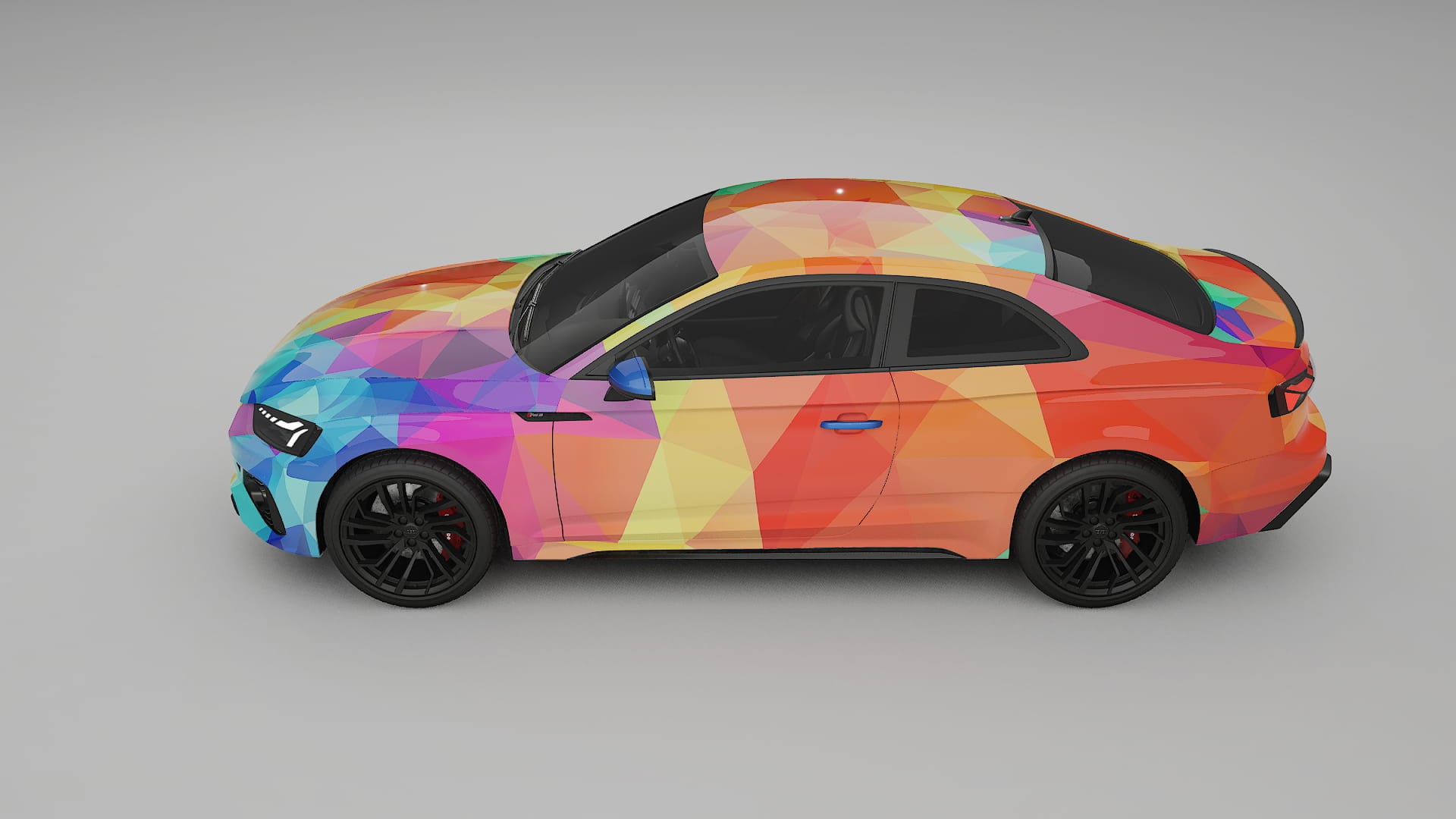 Audi RS5 Coupe B9 facelift pre-LCI VECTOR WIBE Designed Wrap PPF Kit – Printable Polyurethane Film
