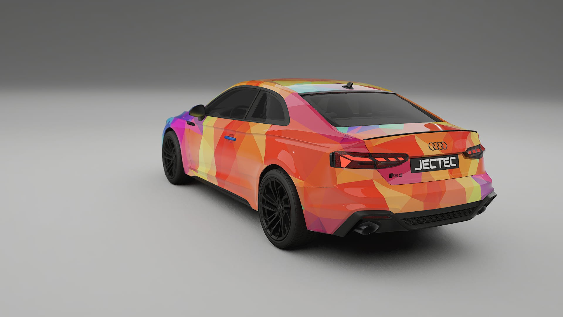 Audi RS5 Coupe B9 facelift pre-LCI VECTOR WIBE Designed Wrap PPF Kit – Printable Polyurethane Film