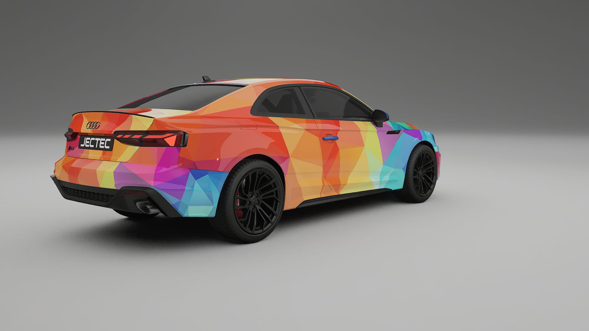 Audi RS5 Coupe B9 facelift pre-LCI VECTOR VIBE Designed Wrap PPF Kit – Printable Polyurethane Film
