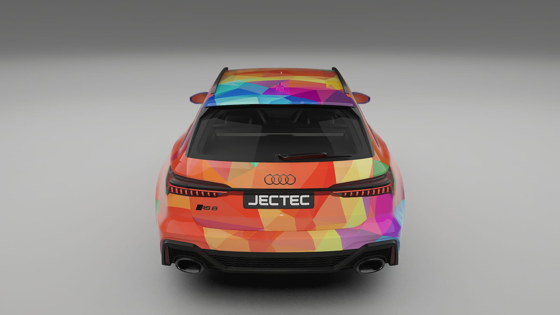 Audi RS6 Avant C8 facelift LCI VECTOR VIBE – Design-Wrap PPF-Kit aus bedruckbarer Polyurethanfolie