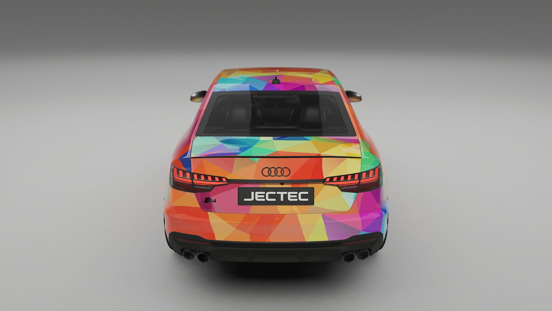 Audi S4 Sedan B9 facelift LCI VECTOR VIBE – Design-Wrap PPF-Kit aus bedruckbarer Polyurethanfolie