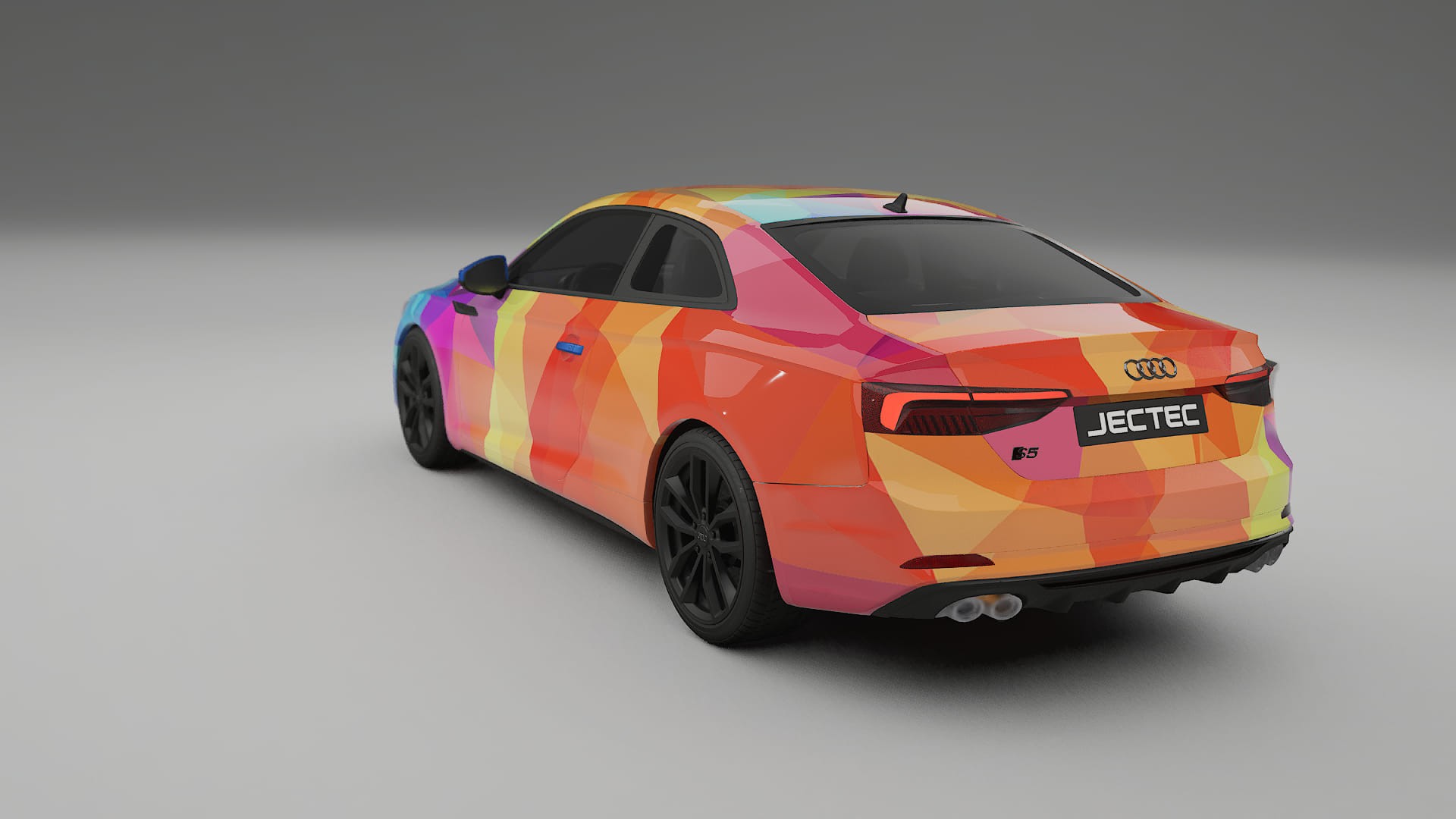 Audi S5 B9 prefacelift pre-LCI VECTOR VIBE Designed Wrap PPF Kit – Printable Polyurethane Film