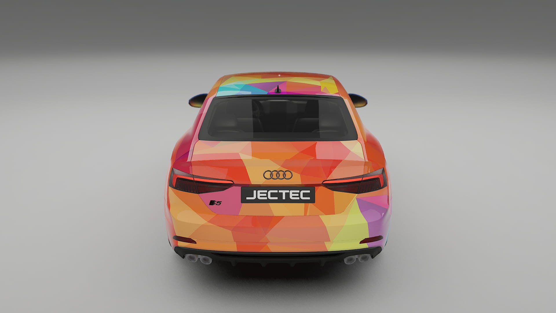 Audi S5 B9 prefacelift pre-LCI VECTOR VIBE – Design-Wrap PPF-Kit aus bedruckbarer Polyurethanfolie