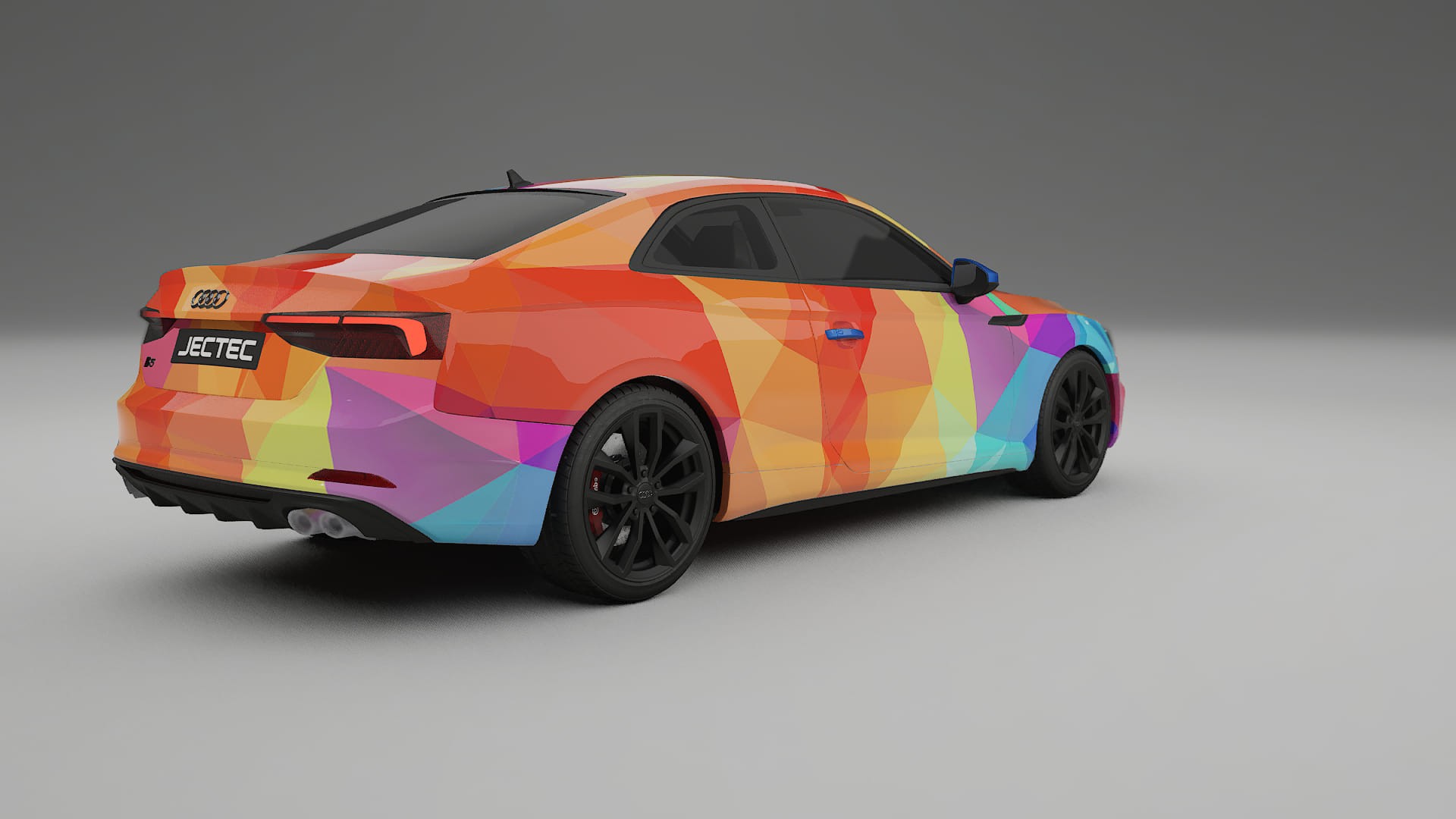 Audi S5 B9 prefacelift pre-LCI VECTOR VIBE Designed Wrap PPF Kit – Printable Polyurethane Film
