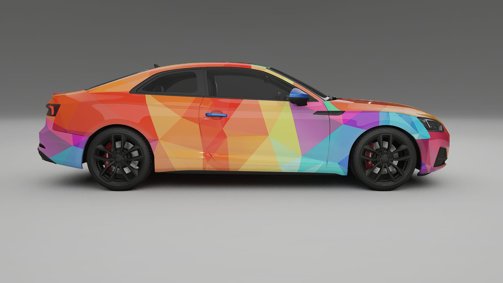 Audi S5 B9 prefacelift pre-LCI VECTOR VIBE – Design-Wrap PPF-Kit aus bedruckbarer Polyurethanfolie