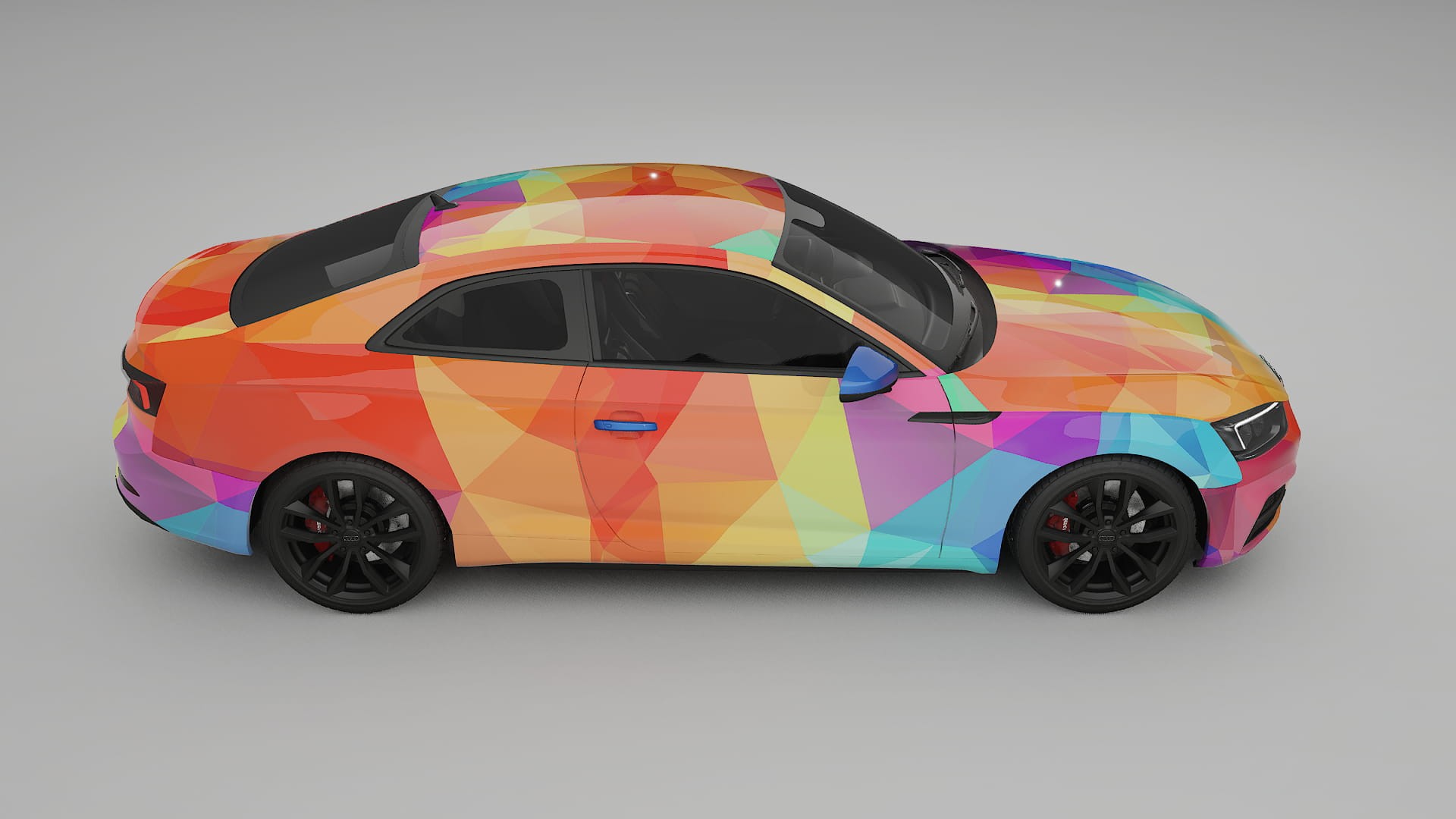 Audi S5 B9 prefacelift pre-LCI VECTOR WIBE Designed Wrap PPF Kit – Printable Polyurethane Film