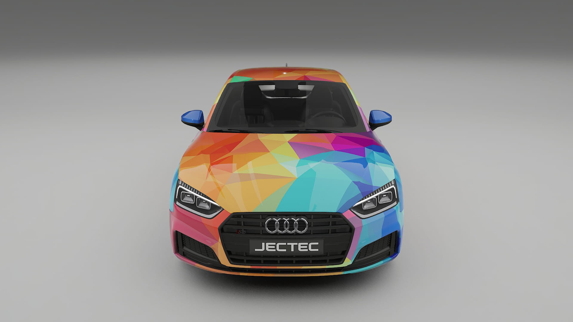 Audi S5 B9 prefacelift pre-LCI VECTOR VIBE – Design-Wrap PPF-Kit aus bedruckbarer Polyurethanfolie