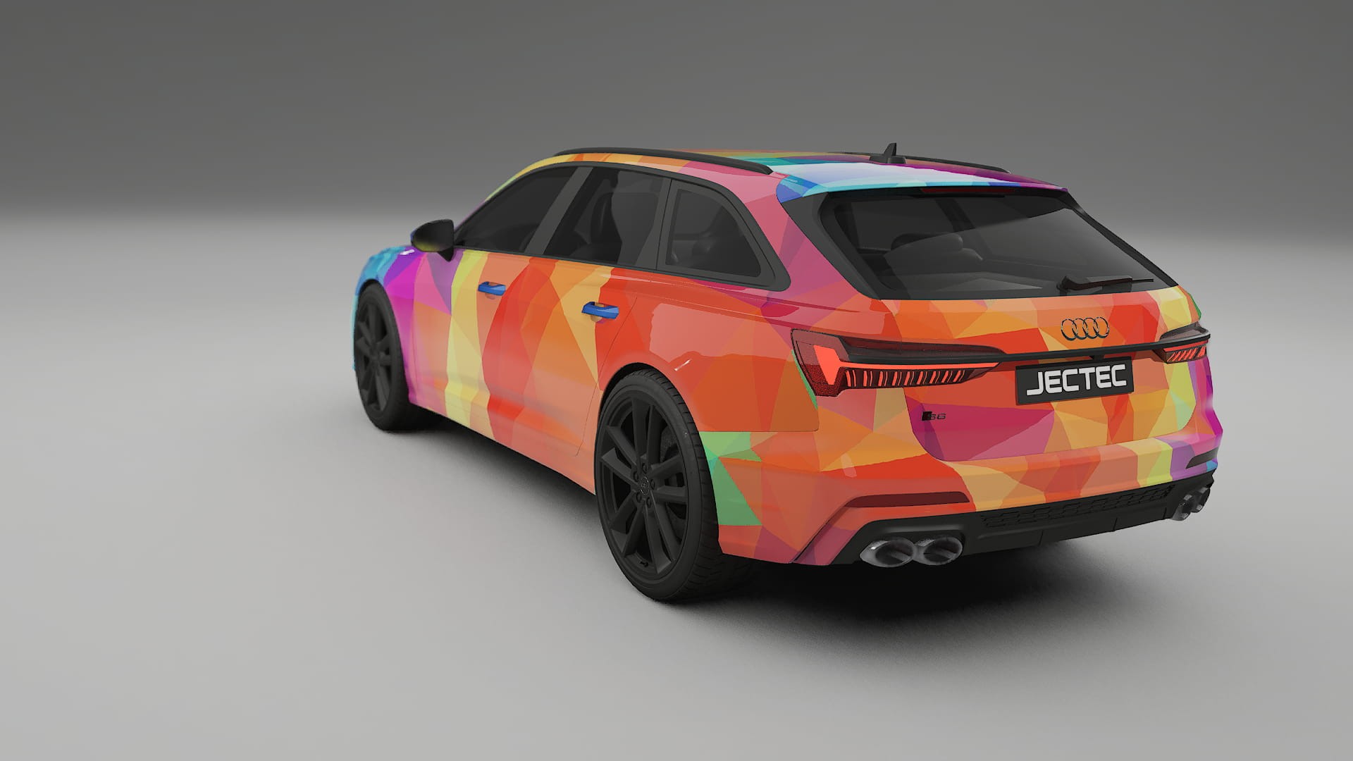Audi S6 Avant prefacelift pre-LCI C8 VECTOR VIBE Designed Wrap PPF Kit – Printable Polyurethane Film