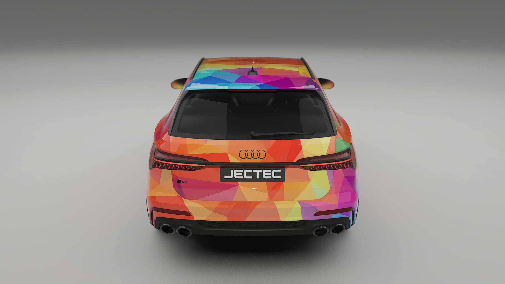 Audi S6 Avant prefacelift pre-LCI C8 VECTOR VIBE Designed Wrap PPF Kit – Printable Polyurethane Film