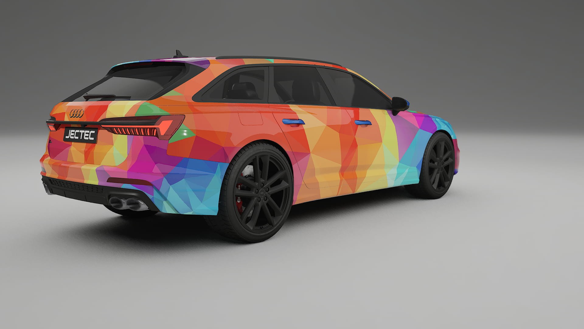 Audi S6 Avant prefacelift pre-LCI C8 VECTOR WIBE Designed Wrap PPF Kit – Printable Polyurethane Film