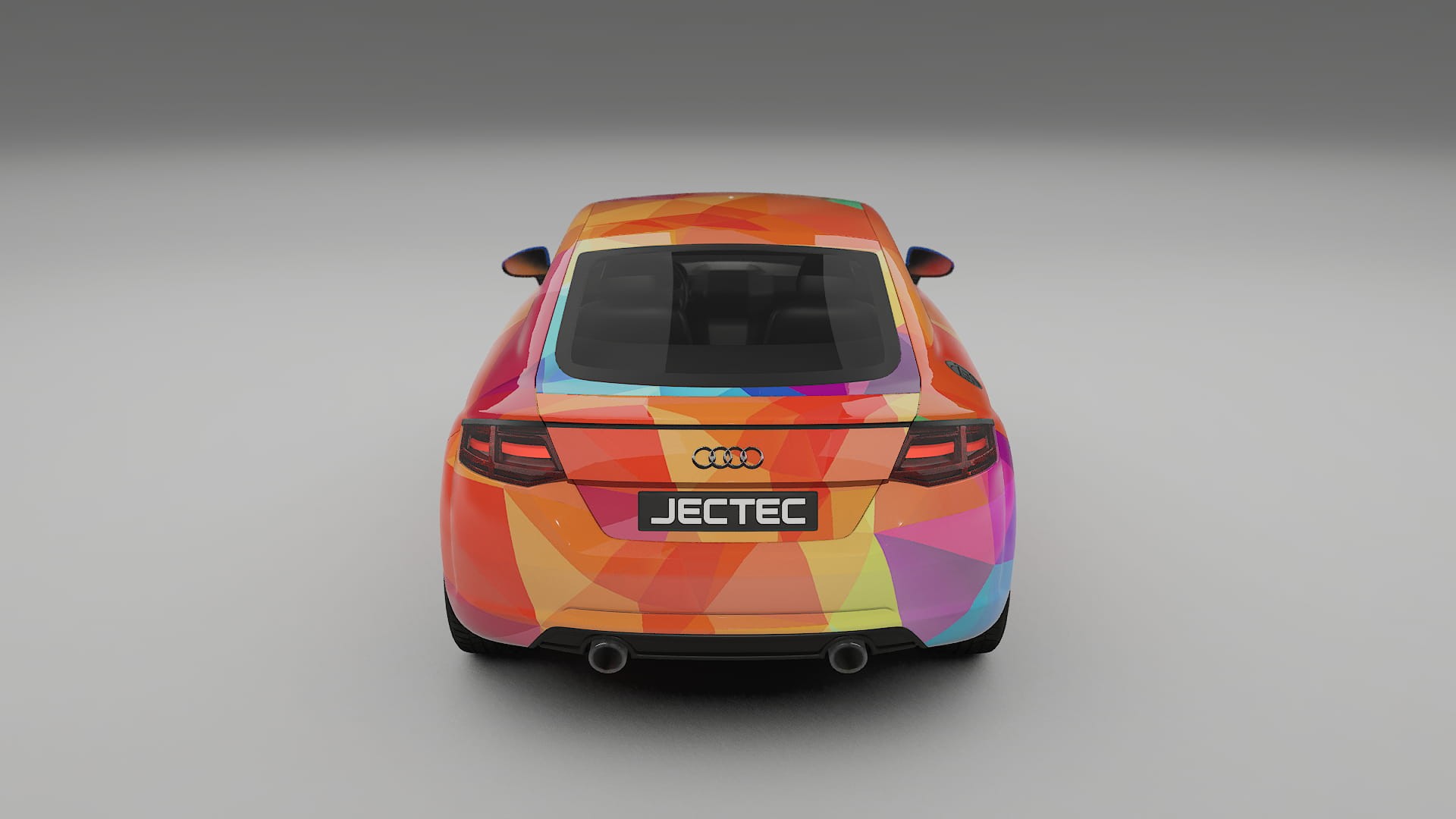 Audi TT Coupe 8S prefacelift pre-LCI VECTOR VIBE – Design-Wrap PPF-Kit aus bedruckbarer Polyurethanfolie